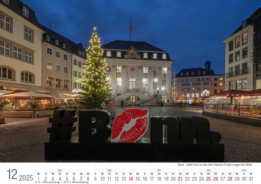 Bild: 9783965352131 | Bonn 2025 Bildkalender A4 quer, spiralgebunden | Holger Klaes | 2025