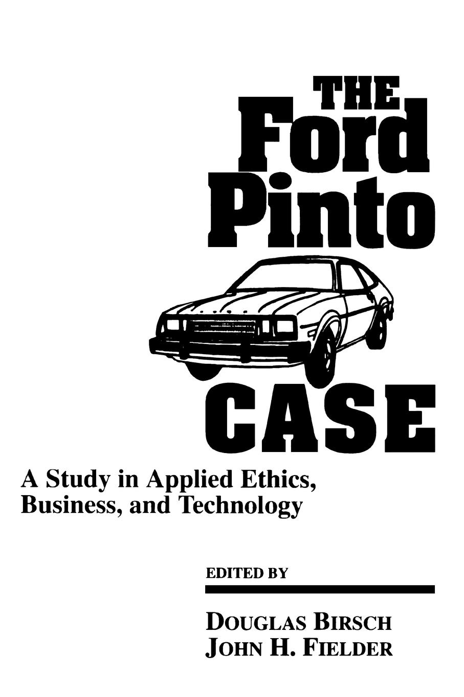 Cover: 9780791422342 | The Ford Pinto Case | Douglas Birsch (u. a.) | Taschenbuch | Englisch