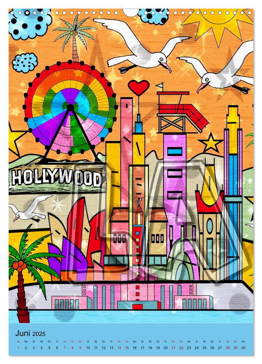 Bild: 9783435938438 | United States Pop Art von Nico Bielow (Wandkalender 2025 DIN A3...