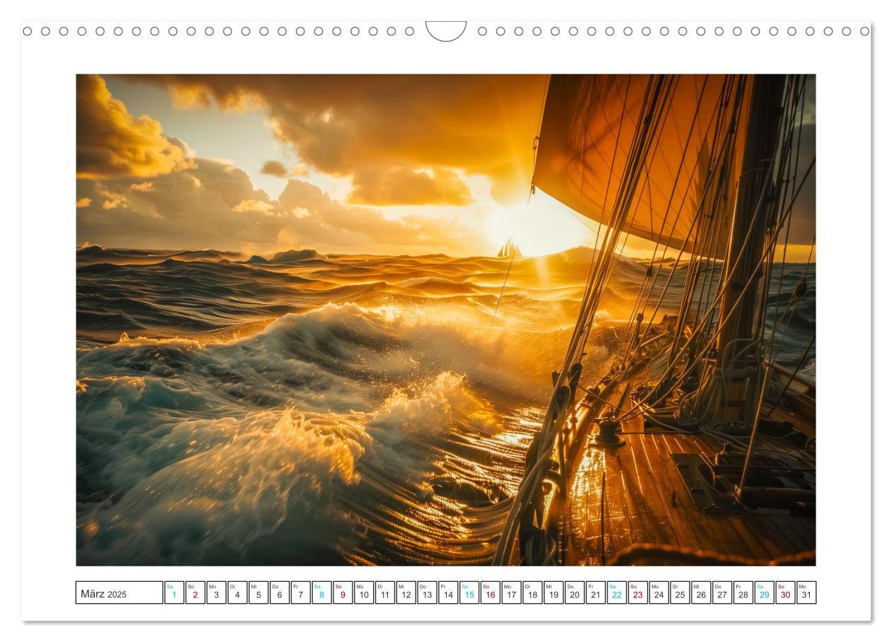 Bild: 9783383831041 | Wind und Wogen (Wandkalender 2025 DIN A3 quer), CALVENDO...