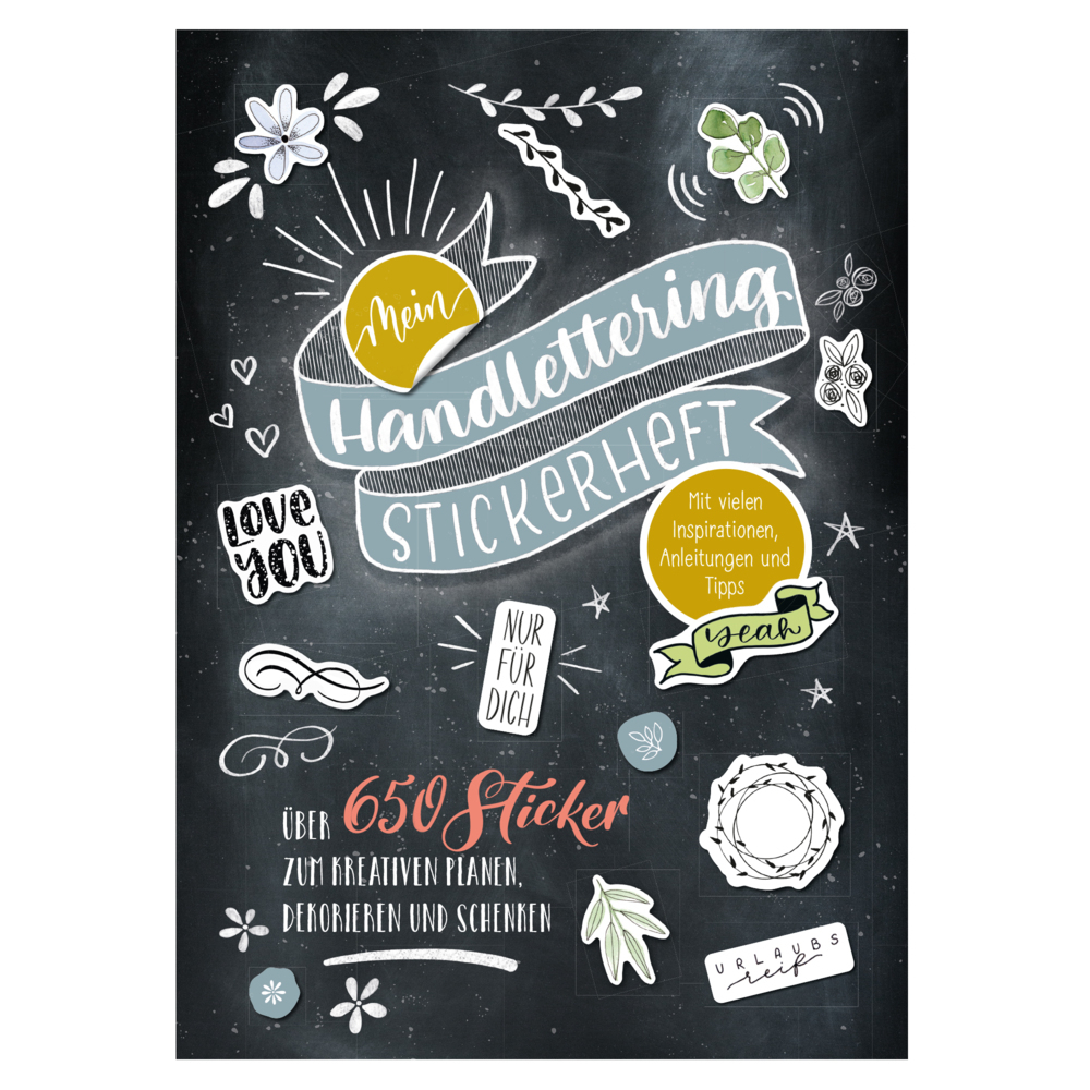 Cover: 9783963472169 | Mein Handlettering Stickerheft | Katja Haas | Taschenbuch | Deutsch