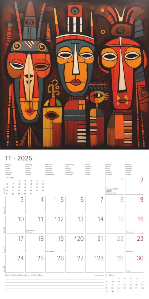 Bild: 4251732344344 | Alpha Edition - Tribal Inspiration 2025 Broschürenkalender,...