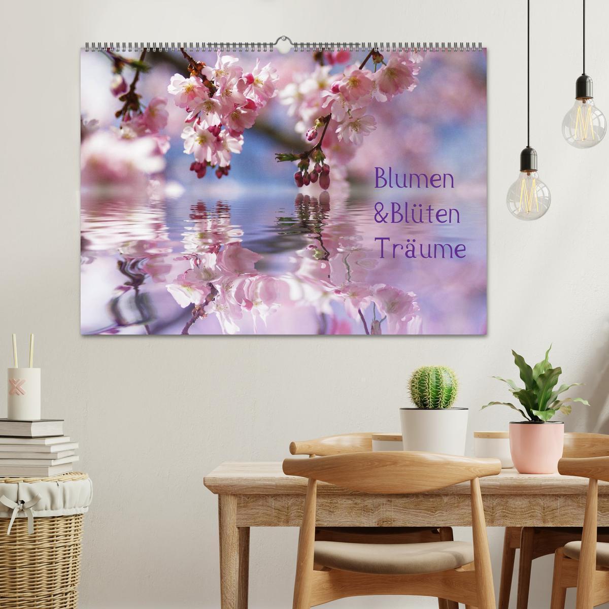 Bild: 9783435809516 | Blumen &amp; Blüten Träume (Wandkalender 2025 DIN A2 quer), CALVENDO...