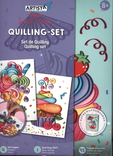 Cover: 7640250150372 | Quillingset Süssigkeiten | Stück | 4 bedruckte Quilling-Karten | 2022