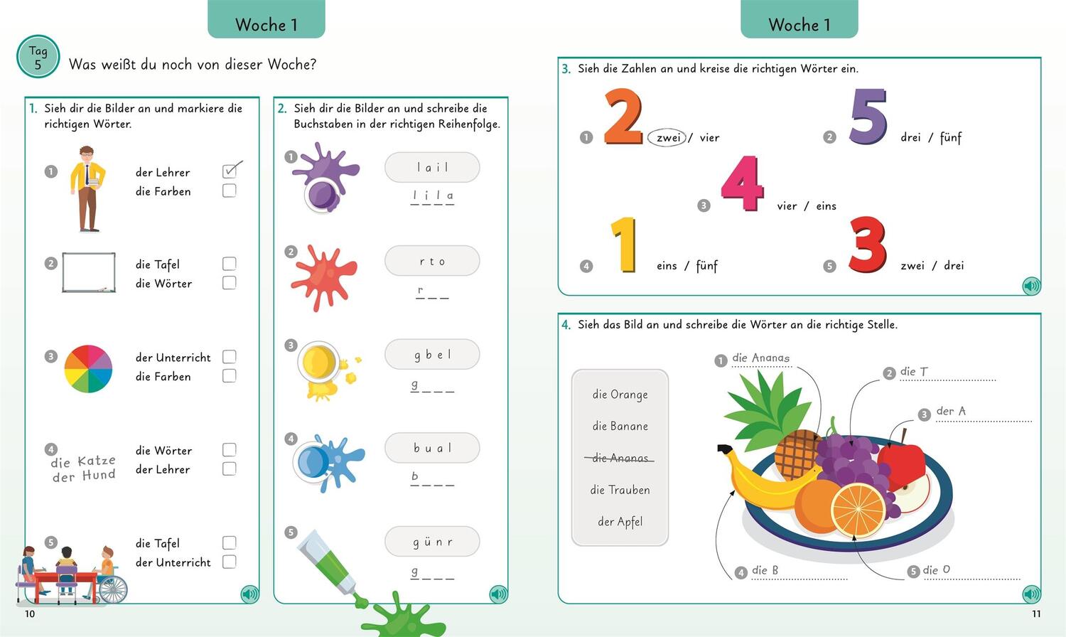 Bild: 9783831044221 | Deutsch für clevere Kids - 5 Wörter am Tag | Taschenbuch | 240 S.