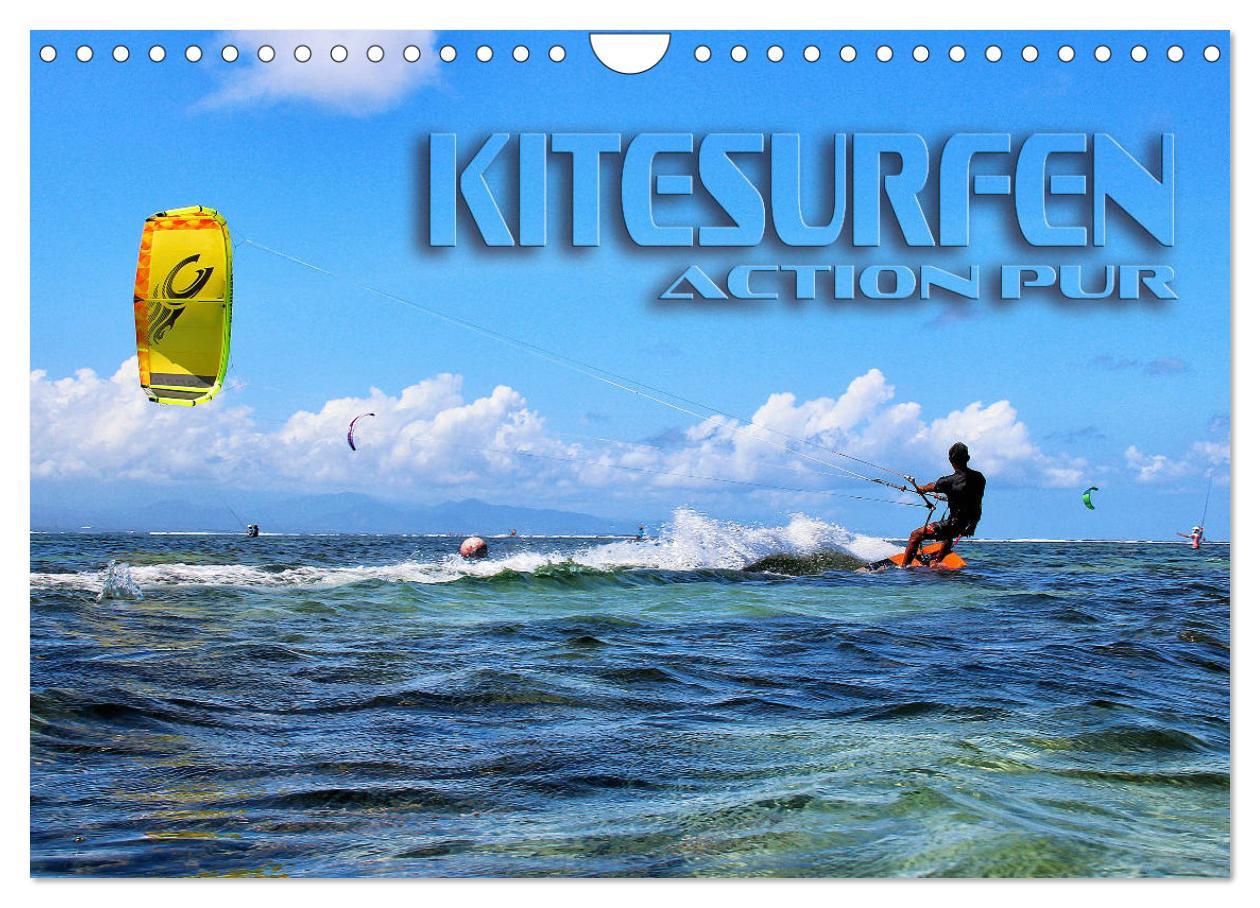 Cover: 9783435327065 | Kitesurfen - Action pur (Wandkalender 2025 DIN A4 quer), CALVENDO...