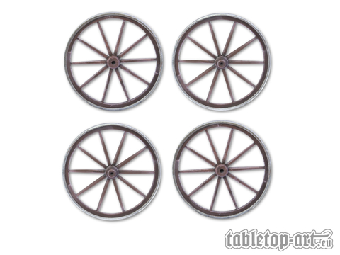 Cover: 704270724849 | Cart Wheels - Set 1 (4) | Tabletop-Art | EAN 704270724849