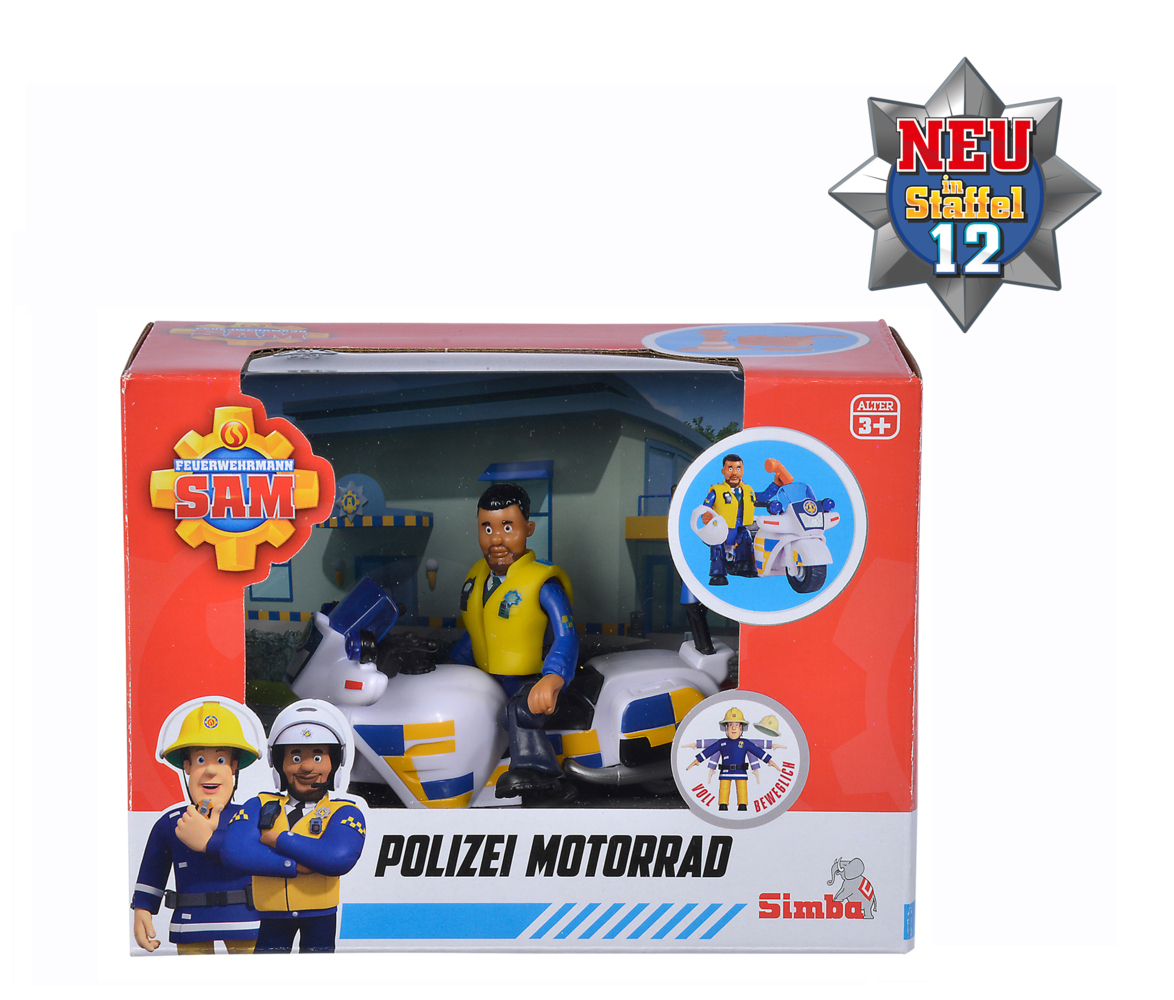 Cover: 4006592062705 | Sam Polizei Motorrad mit Figur | Stück | Touchbox | 2021 | Simba Toys