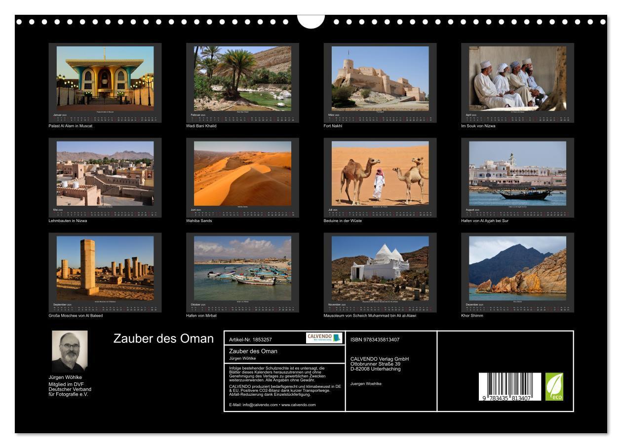 Bild: 9783435813407 | Zauber des Oman (Wandkalender 2025 DIN A3 quer), CALVENDO...