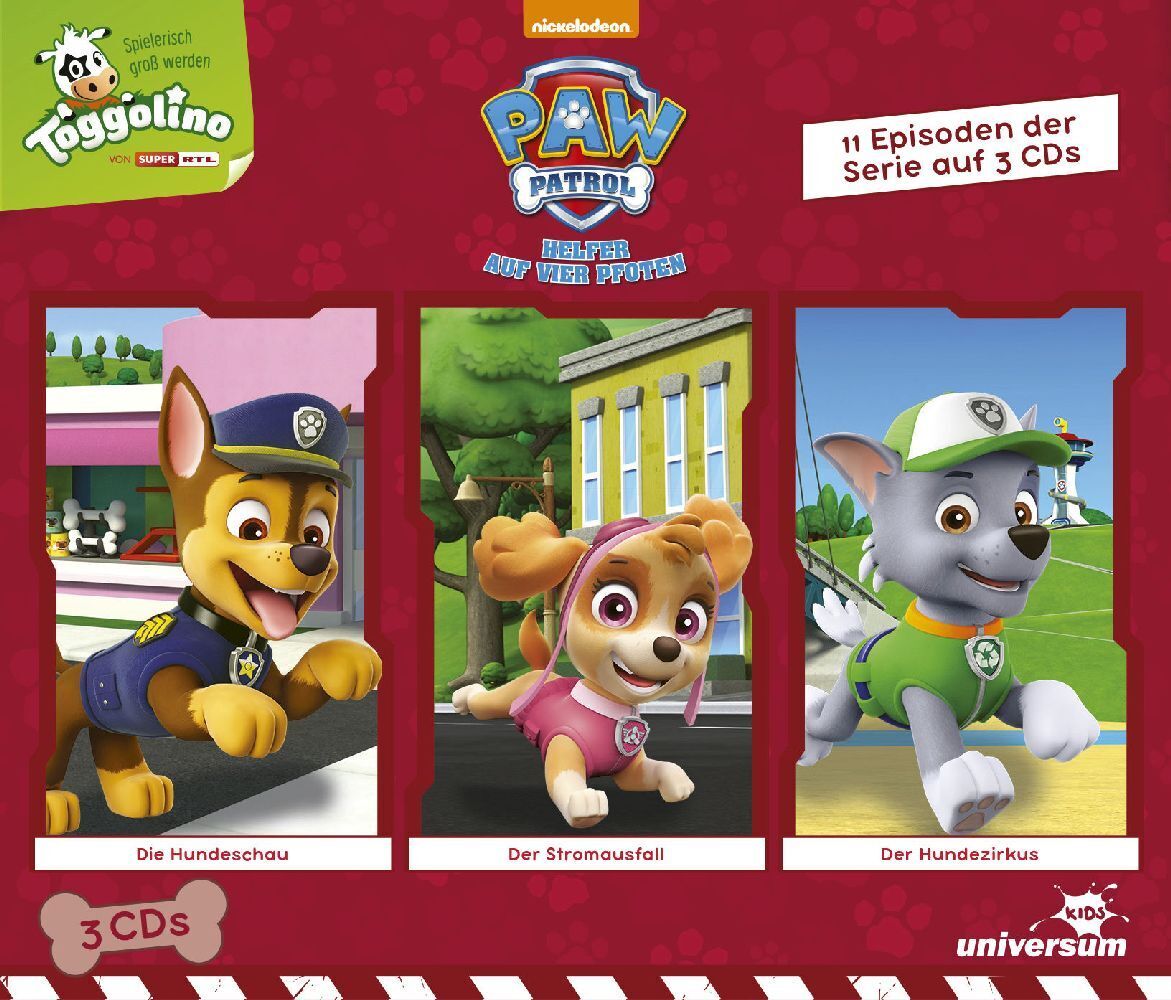 Cover: 4061229015370 | PAW Patrol Hörspielbox. Box.3, 3 Audio-CD | Audio-CD | 153 Min. | 2020