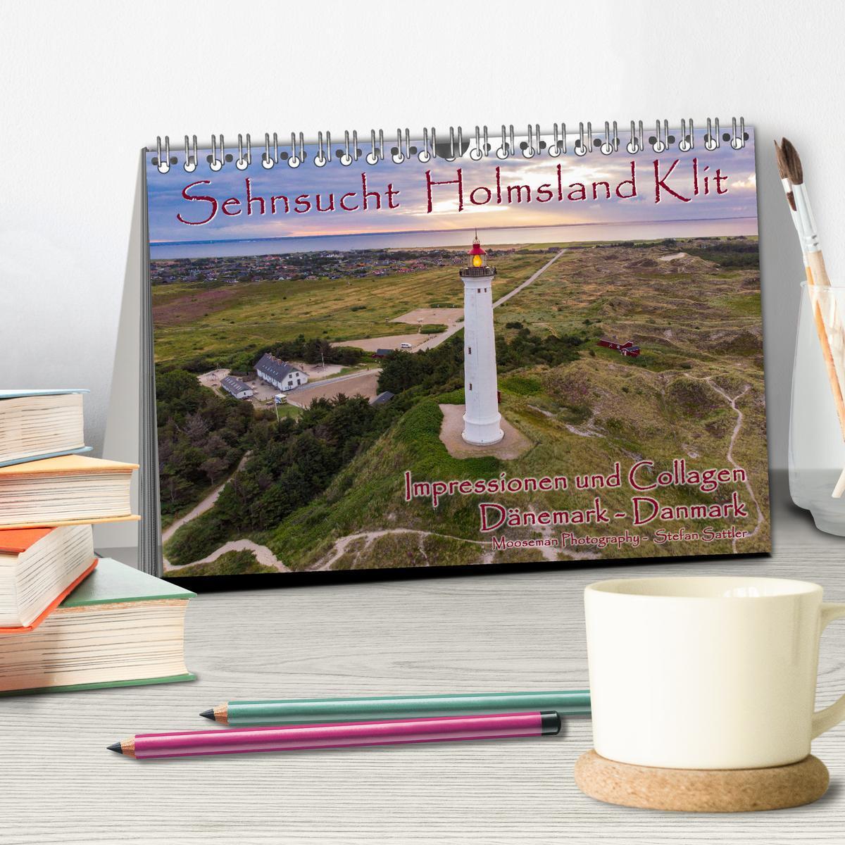 Bild: 9783435003457 | Sehnsucht Holmsland Klit ¿ Impressionen und Collagen (Tischkalender...