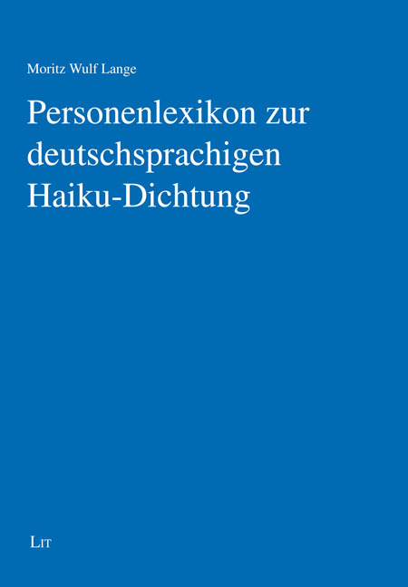 Cover: 9783643155672 | Personenlexikon zur deutschsprachigen Haiku-Dichtung | Lange | Buch