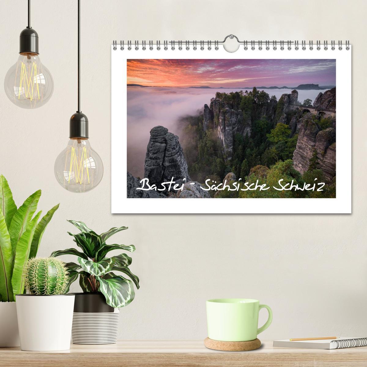 Bild: 9783435841141 | Bastei - Sächsische Schweiz (Wandkalender 2025 DIN A4 quer),...