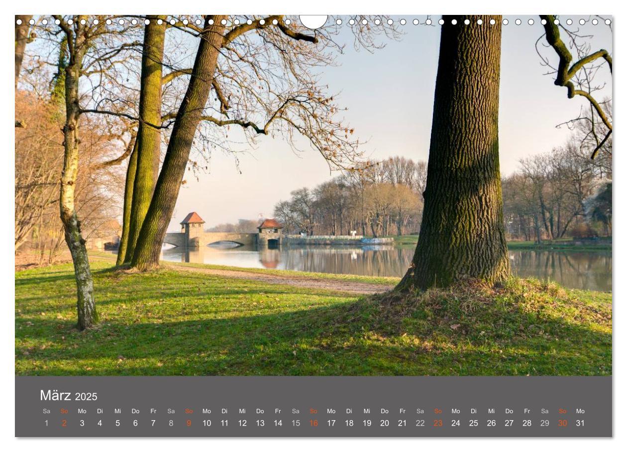 Bild: 9783435632541 | Leipzig - Parks und Landschaften (Wandkalender 2025 DIN A3 quer),...