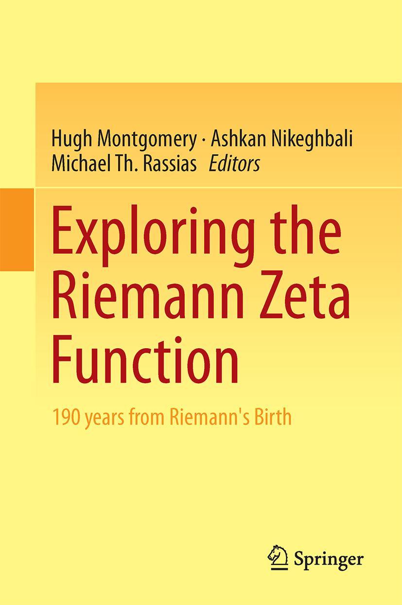 Cover: 9783319599687 | Exploring the Riemann Zeta Function | 190 years from Riemann's Birth