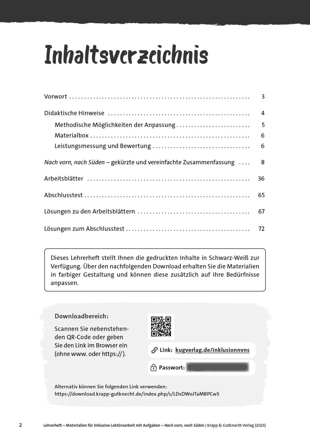 Bild: 9783963231056 | Nach vorn, nach Süden - Sarah Jäger - Materialien für die...