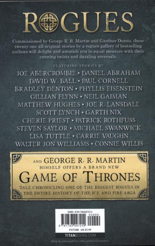 Rückseite: 9781783297214 | Rogues | George R. R. Martin (u. a.) | Taschenbuch | Englisch | 2015