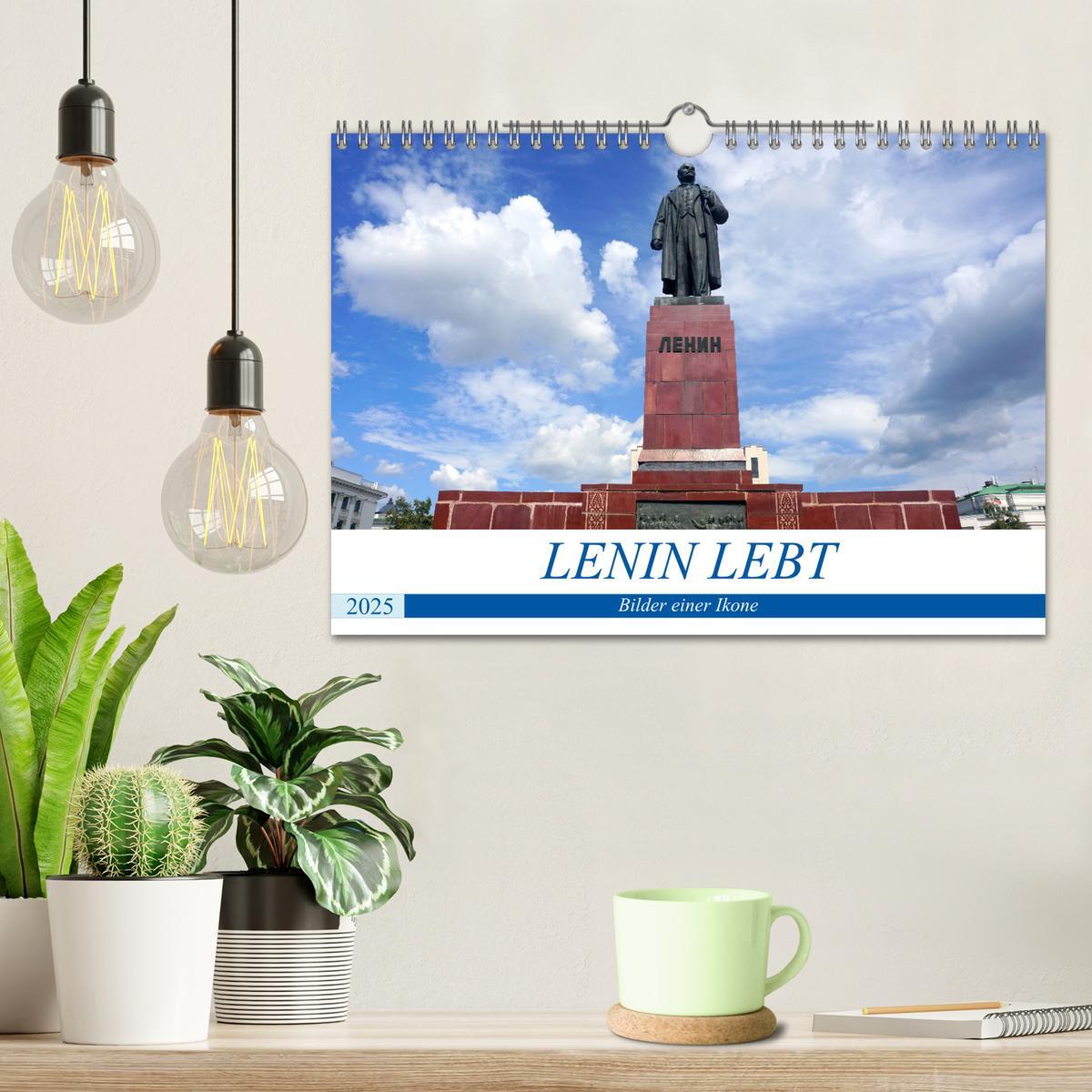 Bild: 9783435590087 | LENIN LEBT - Bilder einer Ikone (Wandkalender 2025 DIN A4 quer),...