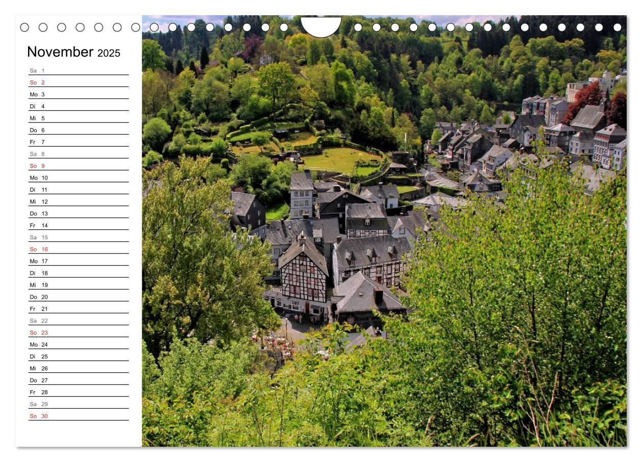 Bild: 9783435543090 | Eine Perle in der Eifel - Monschau (Wandkalender 2025 DIN A4 quer),...