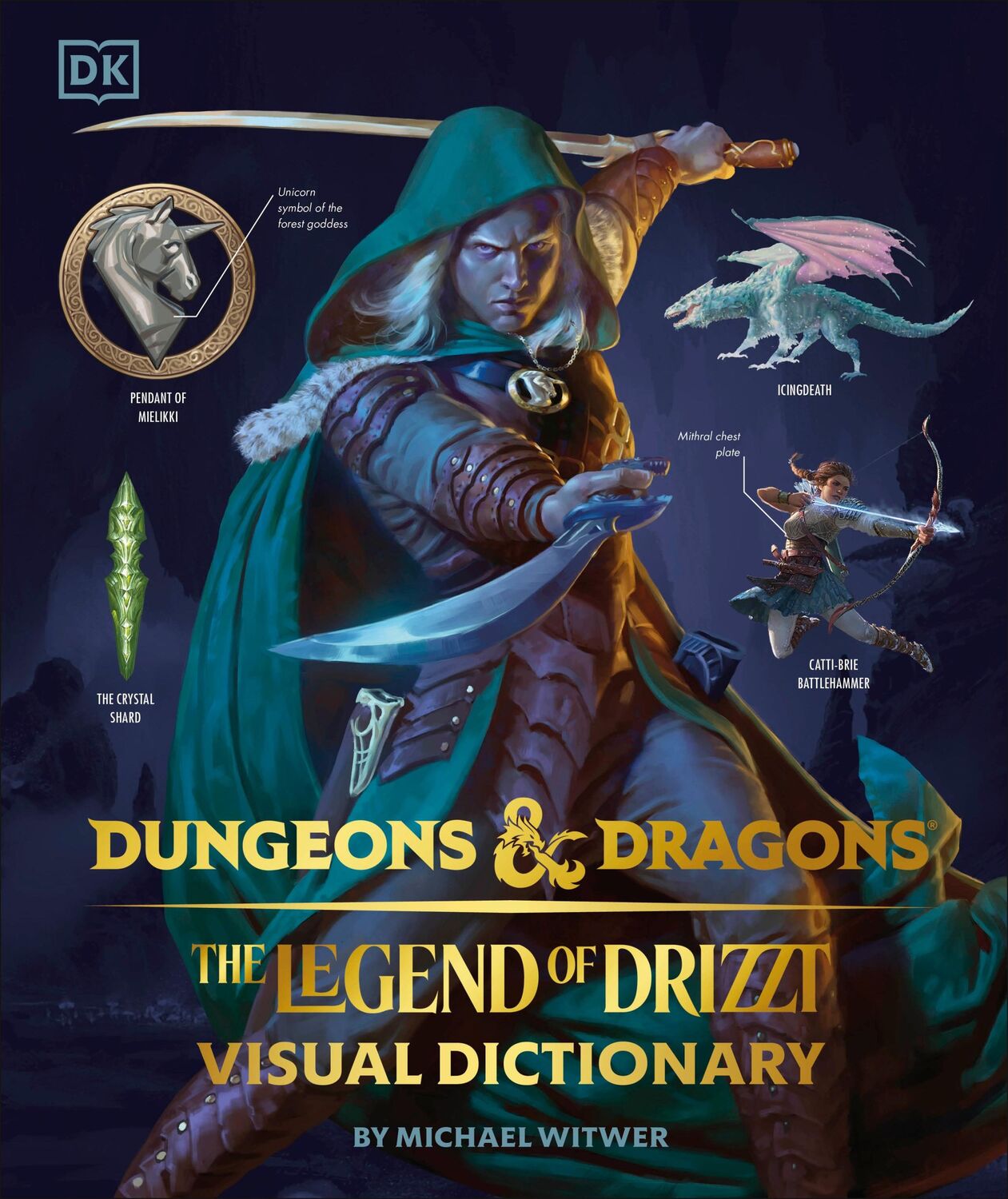 Cover: 9780241409411 | Dungeons &amp; Dragons The Legend of Drizzt Visual Dictionary | Witwer