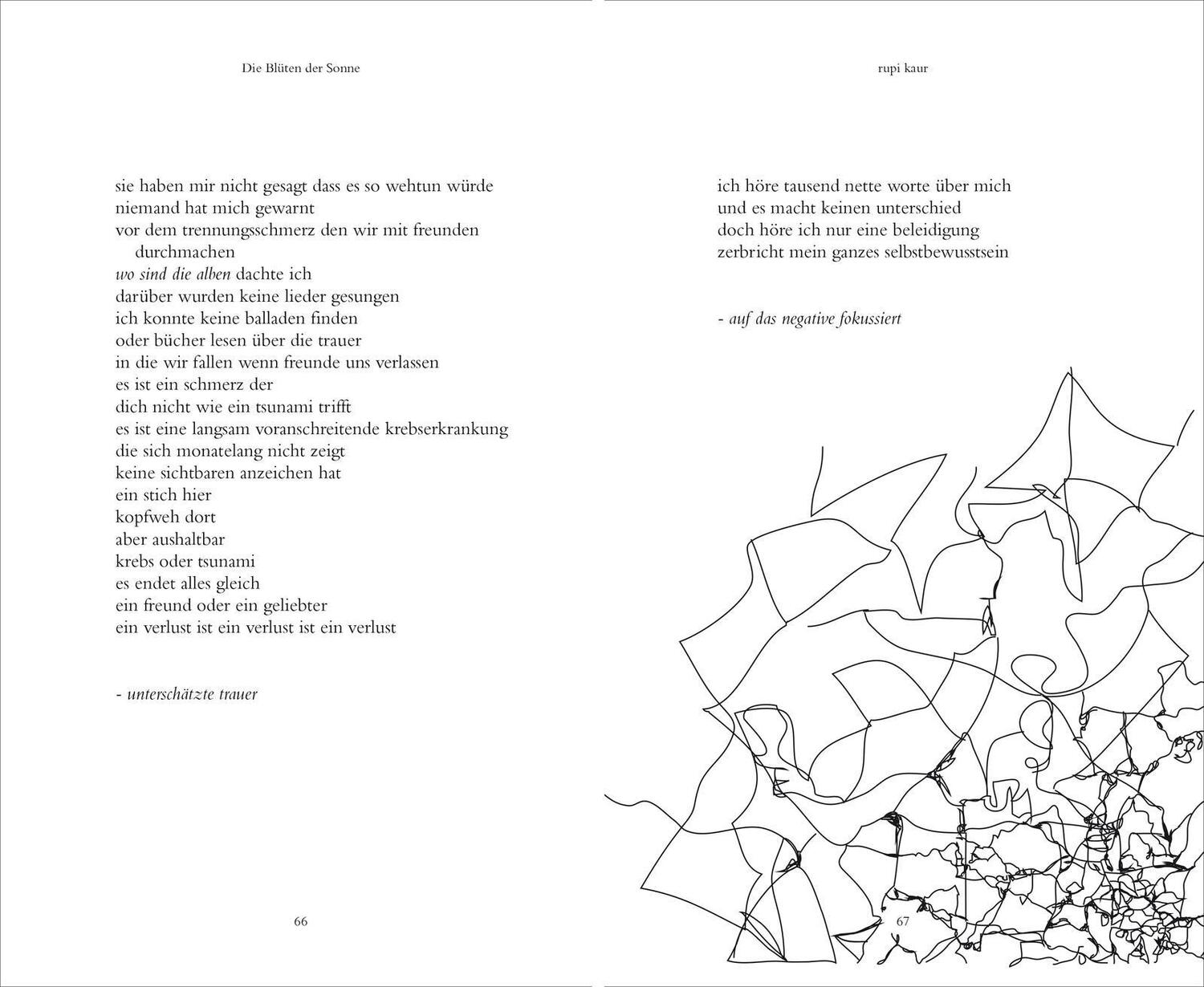 Bild: 9783737356183 | Die Blüten der Sonne | Poetry | Rupi Kaur | Buch | 256 S. | Deutsch