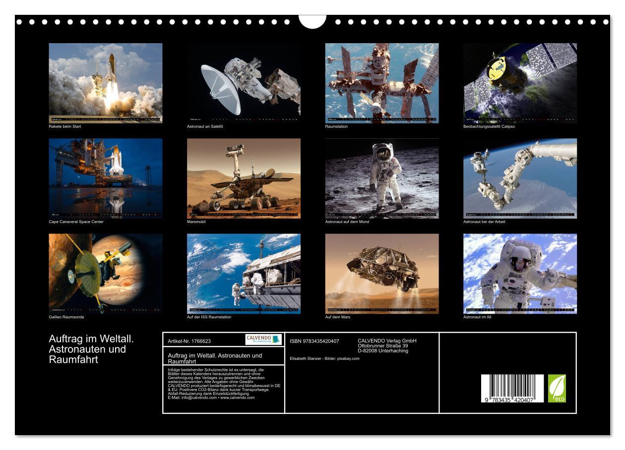 Bild: 9783435420407 | Auftrag im Weltall. Astronauten und Raumfahrt (Wandkalender 2025...