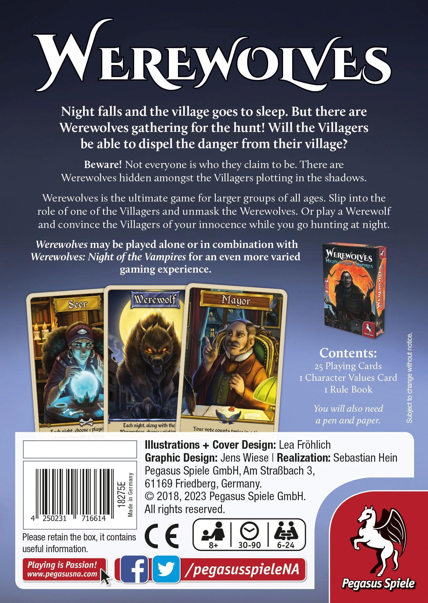 Bild: 4250231716614 | Werewolves *new edition* (English Edition) | Spiel | 18275E | Englisch