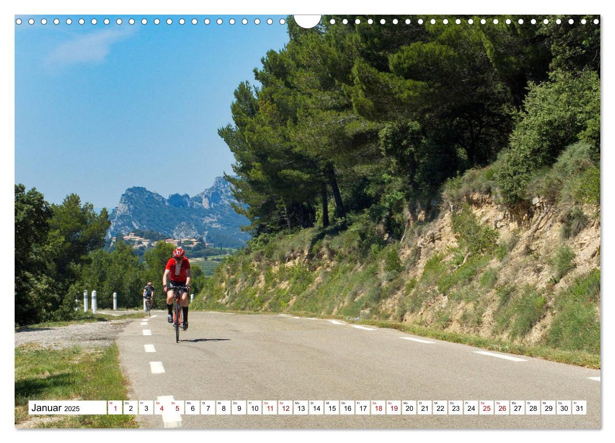 Bild: 9783435353187 | Mit dem Rennrad zum Mont Ventoux (Wandkalender 2025 DIN A3 quer),...