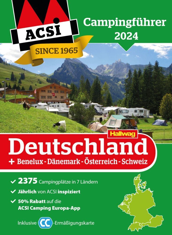 Cover: 9783828310674 | ACSI Campingführer Deutschland 2024 | Acsi (u. a.) | Taschenbuch