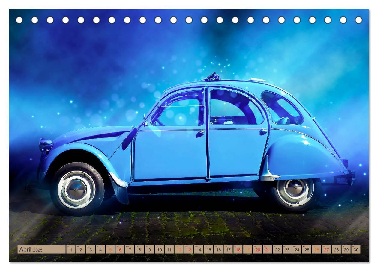 Bild: 9783435348022 | Die Ente - Citroën 2CV (Tischkalender 2025 DIN A5 quer), CALVENDO...