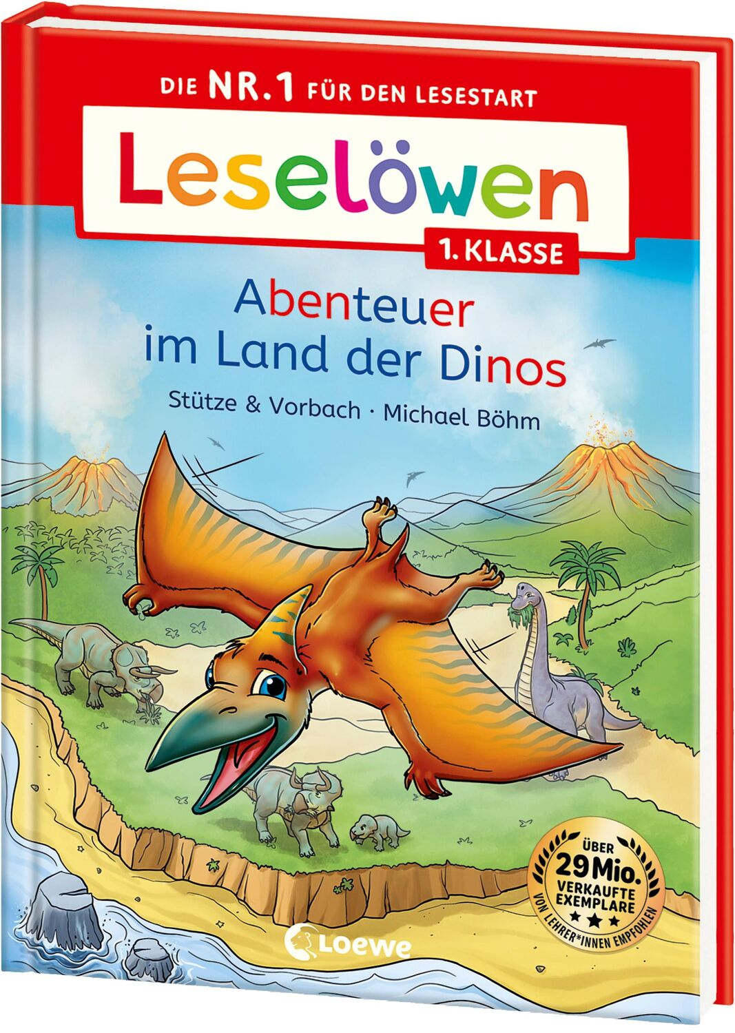 Cover: 9783743216327 | Leselöwen 1. Klasse - Abenteuer im Land der Dinos | Stütze &amp; Vorbach