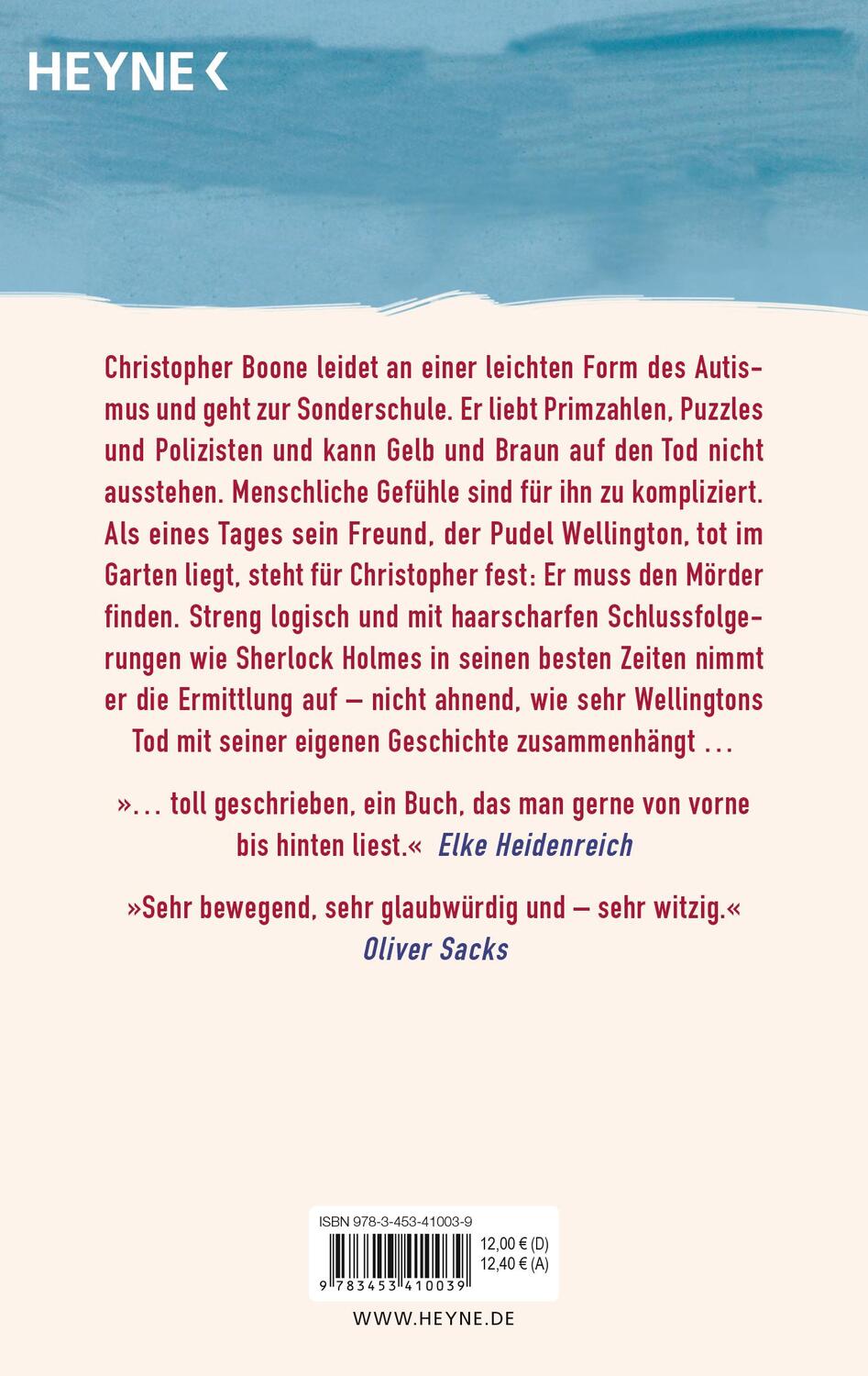 Bild: 9783453410039 | Supergute Tage oder Die sonderbare Welt des Christopher Boone | Haddon