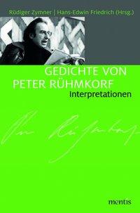 Cover: 9783957430267 | Gedichte von Peter Rühmkorf | Interpretationen | Hans-Edwin Friedrich