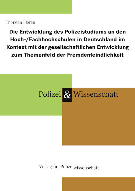 Cover: 9783866768185 | Die Entwicklung des Polizeistudiums an den Hoch-/Fachhochschulen in...