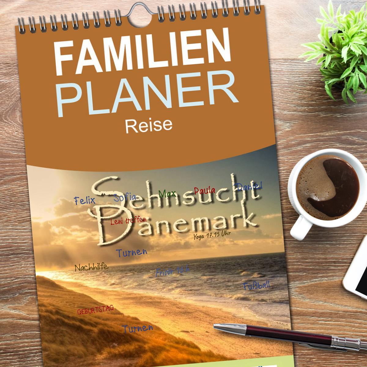 Bild: 9783457115336 | Familienplaner 2025 - Sehnsucht Dänemark - Danmark mit 5 Spalten...