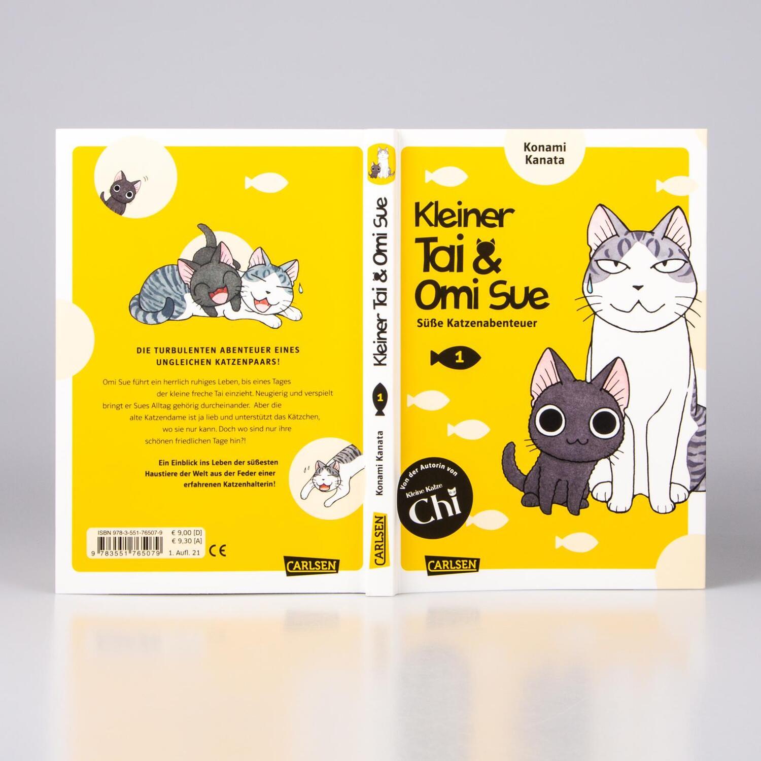 Bild: 9783551765079 | Kleiner Tai &amp; Omi Sue - Süße Katzenabenteuer 1 | Konami Kanata | Buch