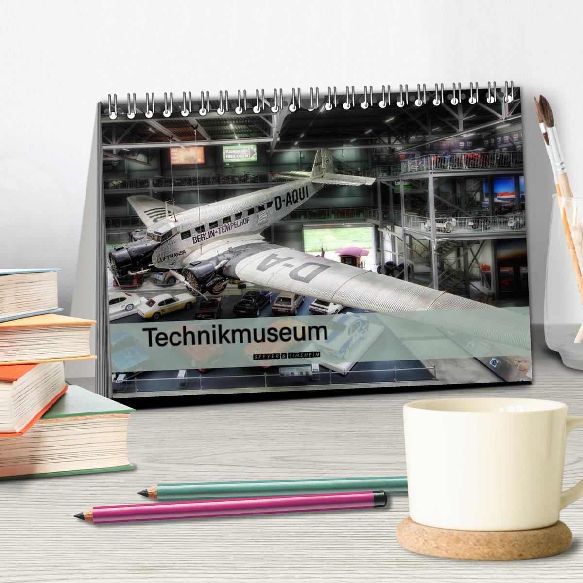 Bild: 9783435078622 | Technikmuseum Speyer &amp; Sinsheim (Tischkalender 2025 DIN A5 quer),...