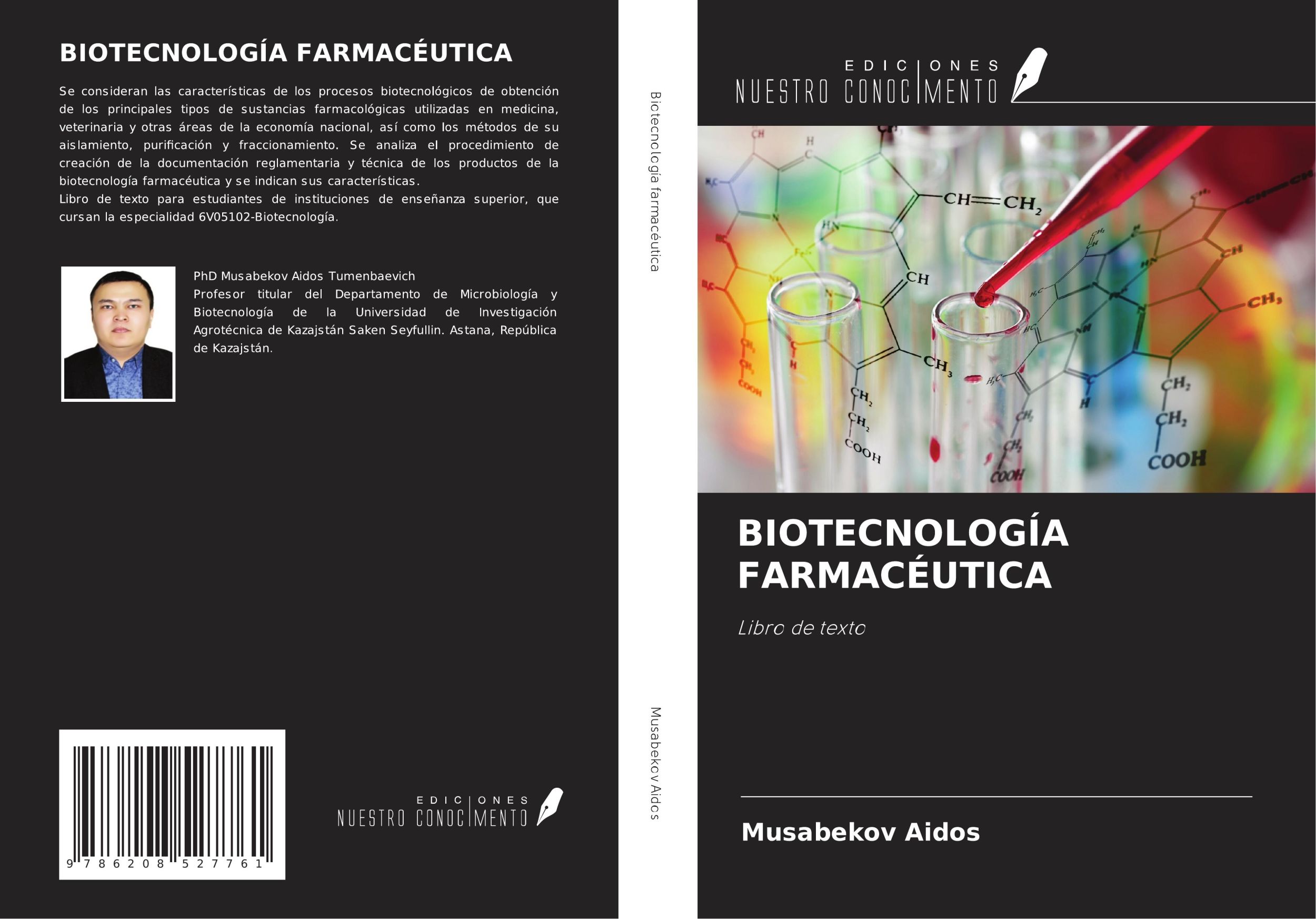 Cover: 9786208527761 | BIOTECNOLOGÍA FARMACÉUTICA | Libro de texto | Musabekov Aidos | Buch