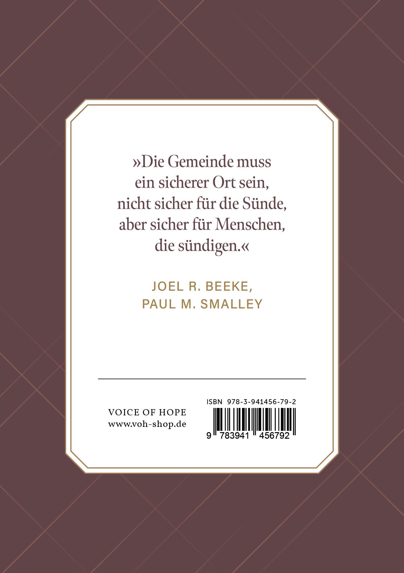 Rückseite: 9783941456792 | Ein Mann und eine Frau | Joel R. Beeke (u. a.) | Taschenbuch | 152 S.