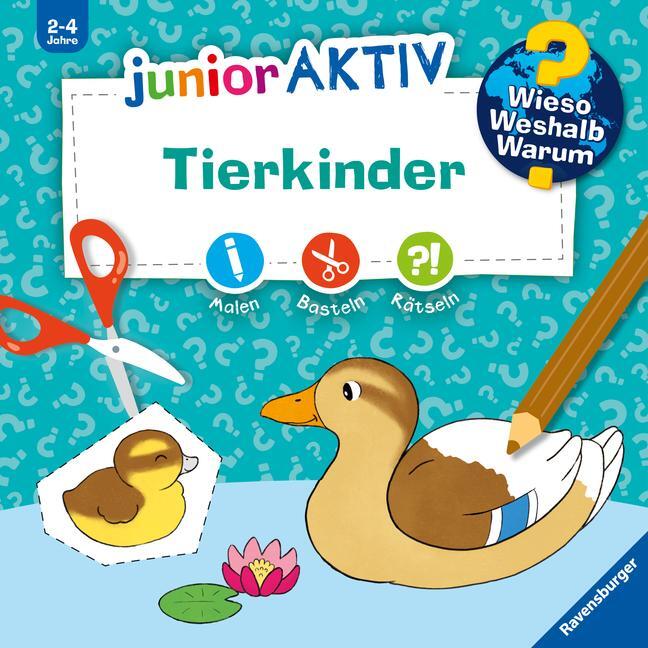 Cover: 9783473600236 | Wieso? Weshalb? Warum? junior AKTIV: Tierkinder | Elke Broska | Buch