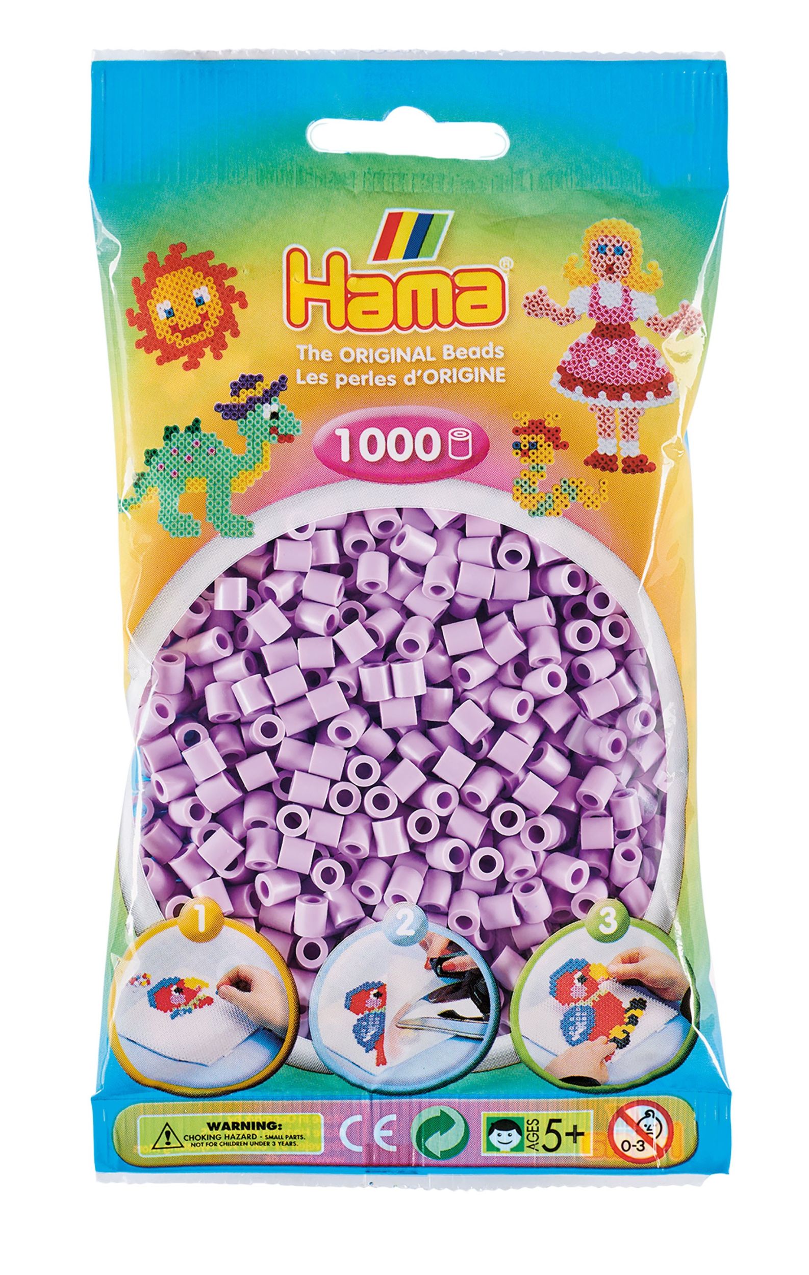 Cover: 28178207960 | Hama 207-96 - Beutel mit Midi Bügelperlen Flieder, 1000 Stück | 2021