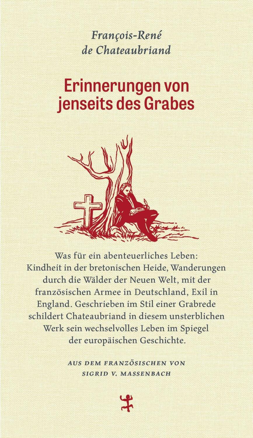 Cover: 9783957573315 | Erinnerungen von jenseits des Grabes | François-René de Chateaubriand