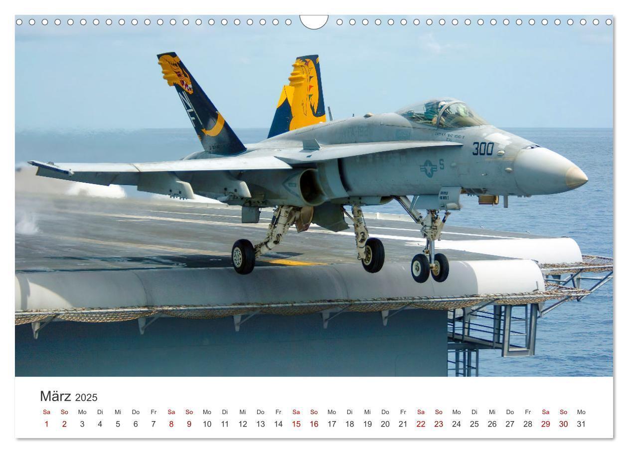 Bild: 9783383918339 | Kampfjets - Düsenjäger-Kalender (Wandkalender 2025 DIN A3 quer),...