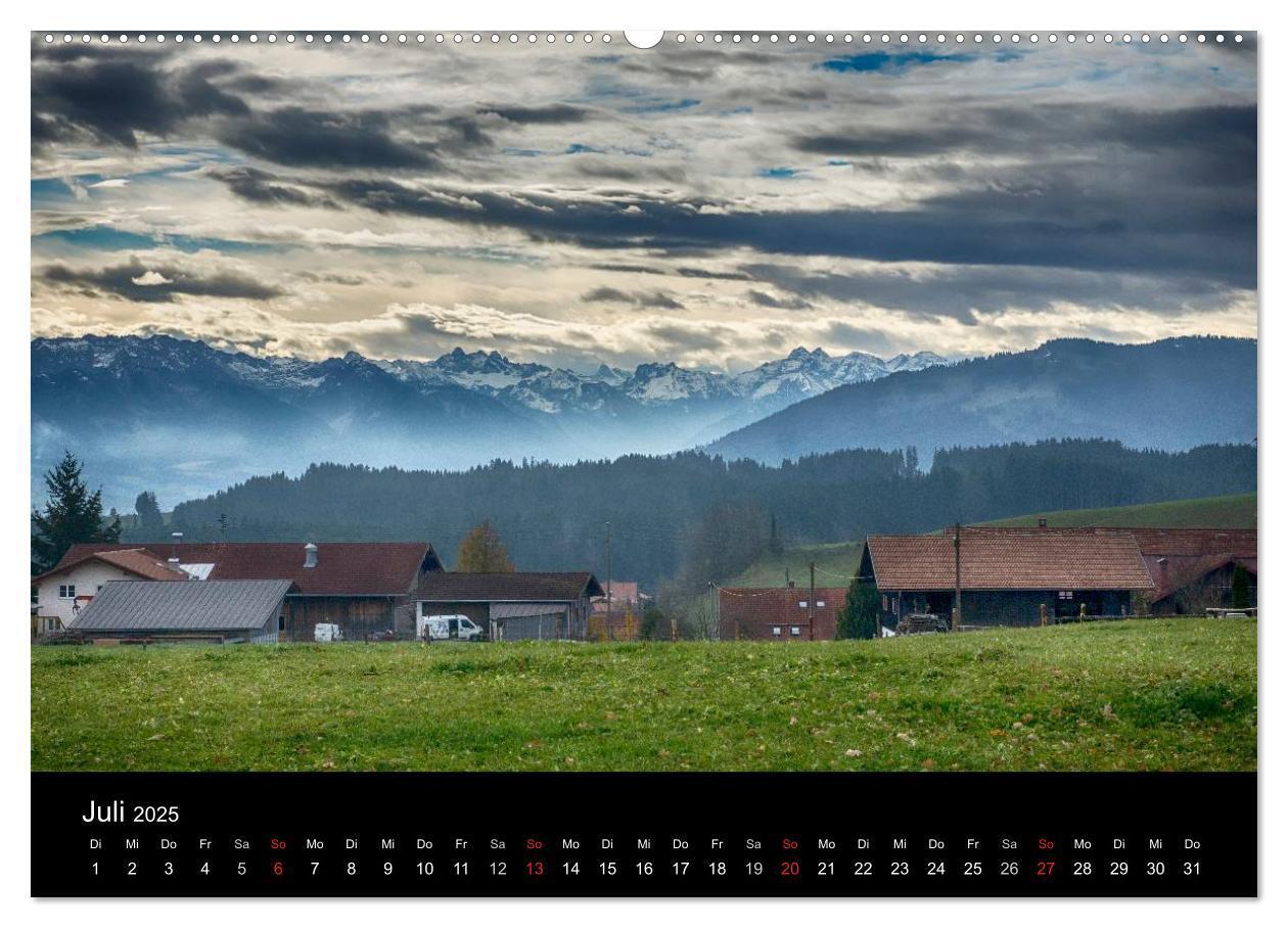 Bild: 9783435558377 | Allgäuer Impressionen (Wandkalender 2025 DIN A2 quer), CALVENDO...