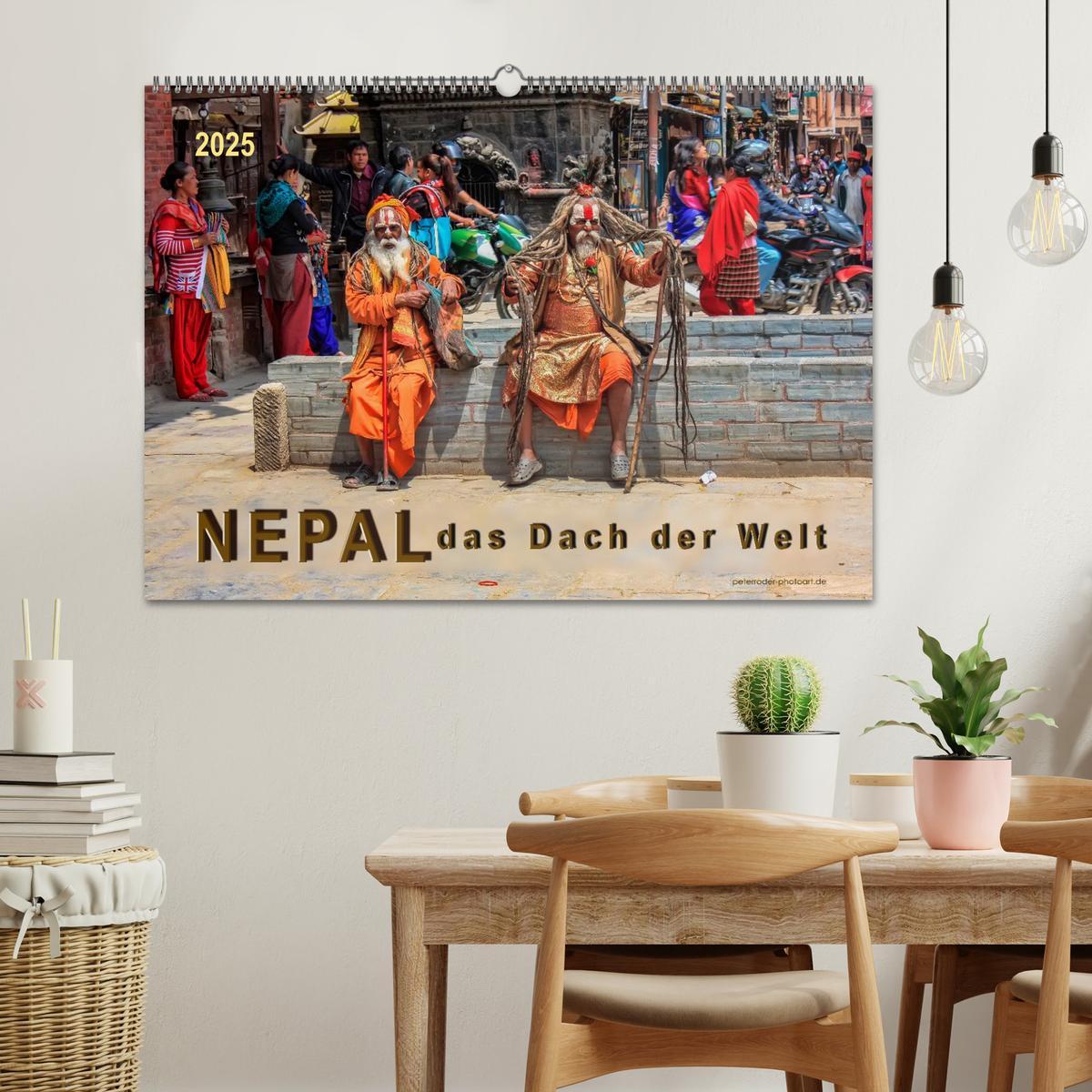 Bild: 9783435557622 | Nepal - das Dach der Welt (Wandkalender 2025 DIN A2 quer), CALVENDO...