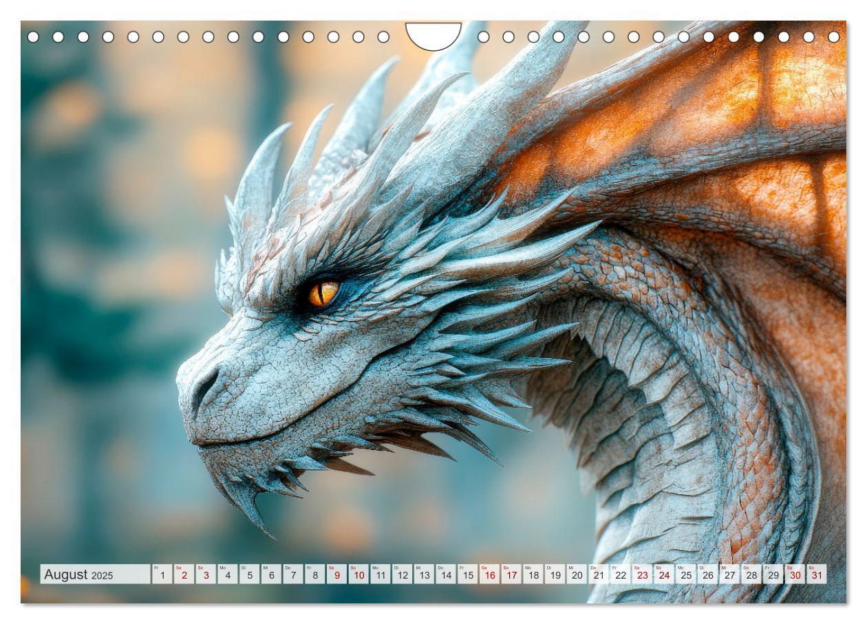 Bild: 9783457181447 | MÄCHTIGE DRACHEN Mystische Wesen (Wandkalender 2025 DIN A4 quer),...