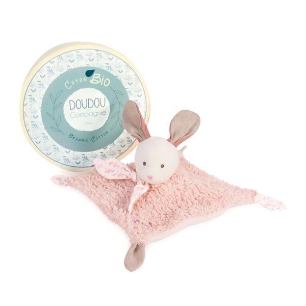 Cover: 3700335239621 | Bio Hase Schmusetuch, rosa 25cm | 8903962 | DOUDOU | EAN 3700335239621