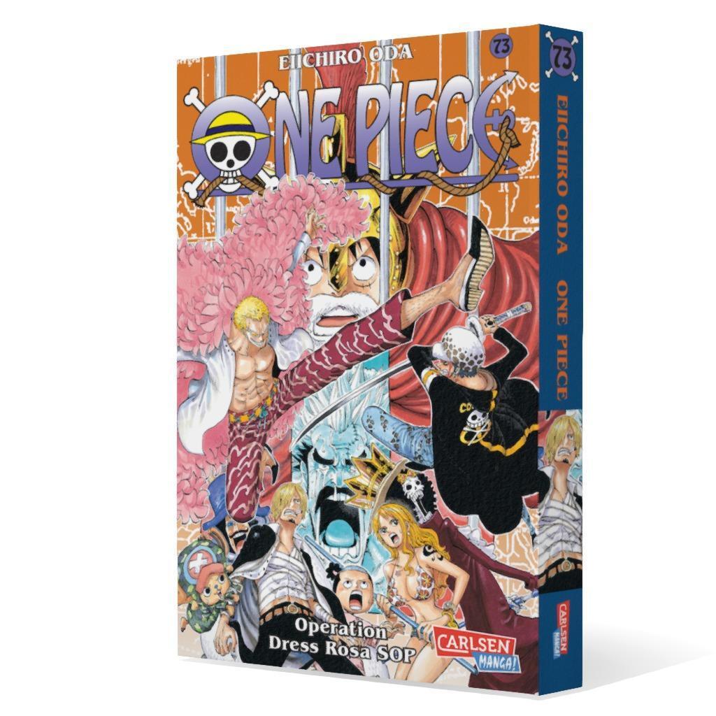 Bild: 9783551763778 | One Piece 73. Operation Dress Rosa SOP | Eiichiro Oda | Taschenbuch