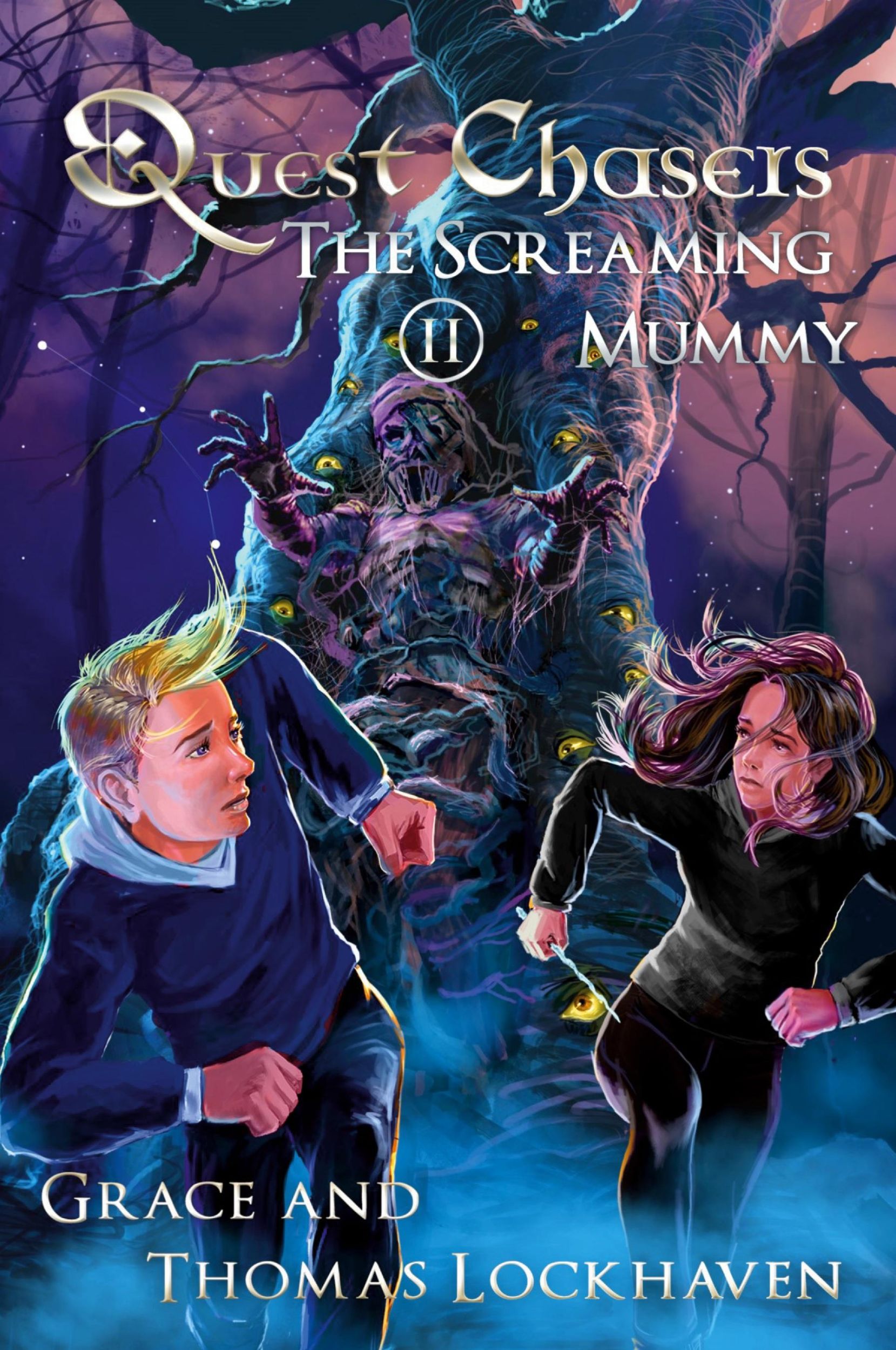 Cover: 9781947744028 | The Screaming Mummy (Book 2) | Quest Chasers | Lockhaven (u. a.)