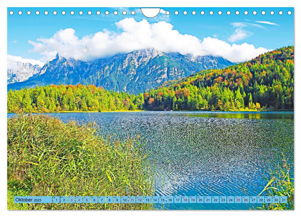 Bild: 9783383818486 | Rund um Mittenwald (Wandkalender 2025 DIN A4 quer), CALVENDO...